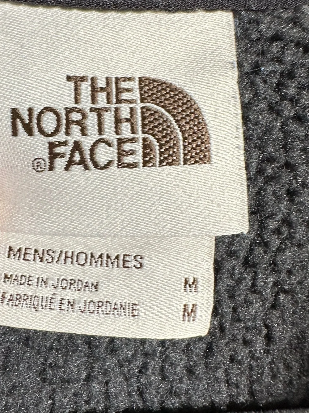 The North Face Fleece Vest Mens Medium Gray Full Zip Outdoor Hiking Vest